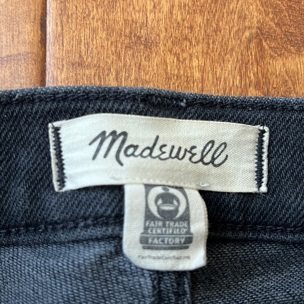 Madewell 10 High-Rise Skinny Jeans Washed Black - Picture 9 of 13